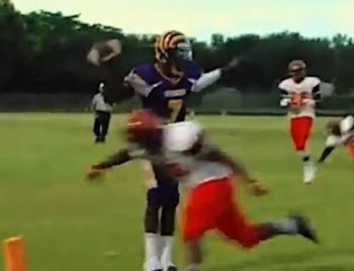 Cold Move : Lamar Jackson Almost Pulls Off Viral Highschool Move On The Chargers